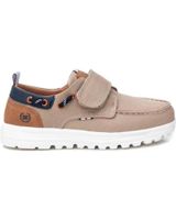 de xti sneaker lona velcro marron