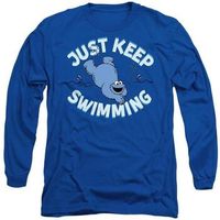 sesame street camiseta manga larga just keep jumping para mujer