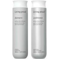 living proof full shampoo and conditioner bundle for volume bounce and shine