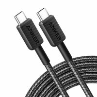 anker cable trenzado de usb-c a usb-c 18m 60w negro