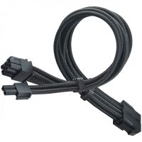 silverstone pp07e-pcib cable extensor de alimentacion flexible 8 pin a pci-e 62 pin 30cm negro