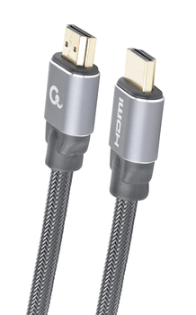 CABLE HDMI 2.0 4K 60HZ GEMBIRD CCBP-HDMI-2M PREMIUM TRENZADO ETHERNET 2M NEGRO