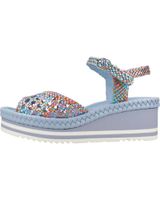 de pons quintana sandalias mujer modelo padova color azul vco