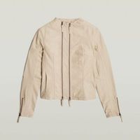 g-star raw chaquetas d28472-e372 lynn-137 cream para mujer