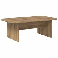 mesa de cafe roble artisan 93 x 53 x 33 cm madera de ingenieria vidaxl