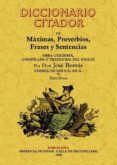 diccionario citador de maximas proverbios frases y sentencias e d fa
