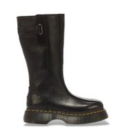 dr martens para mujer 43156001 botas de piel buzz hi negro 41 plano cremallera casual