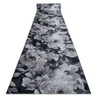 alfombra de pasillo con refuerzo de goma lotus bouquet 52901 flores gr 120x920 cm