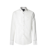 hackett london para hombre hm3010660 camisa lino blanco s casual clasico manga larga