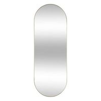 espejo de metal selena h112cm dorado