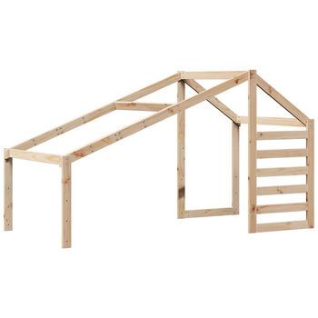 Techo De Cama Infantil Madera Maciza Pino 188x82x113 Cm Vidaxl