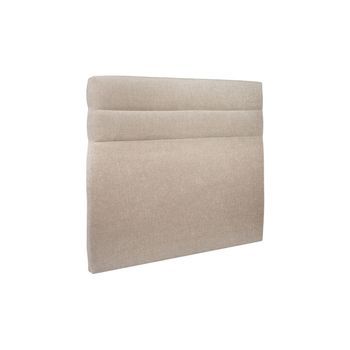 Cabecero 140 Cm Lines - Tela Natté Marrón Beige