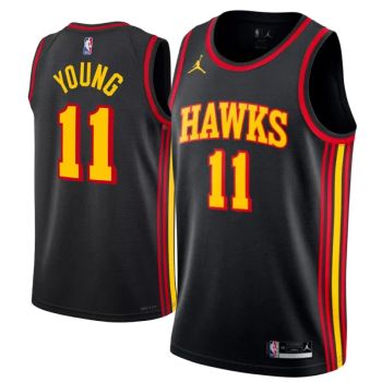 Camiseta Trae Young Atlanta Hawks Statement Edition Swingman Jersey Junior
