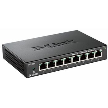 Switch D-Link DES-108 8 Puertos RJ-45 Ethernet Full Duplex 1,6 Gbit/s