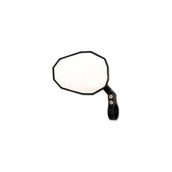 Espejo retrovisor extremo de barra Recto corto negro