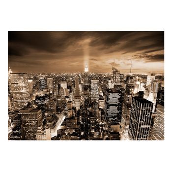 Papel Pintado 3d - Nueva York: Noche (200x140 Cm)