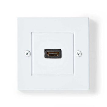 Caja de montaje en pared Nedis CVGB34950WT HDMI 2.0 4K empotrada 10 cm