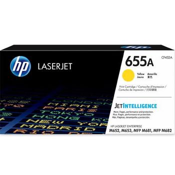 HP 655A (CF452A) Yellow Original Standard Capacity Toner Cartridge