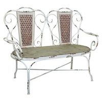 banco de metal 129x565x95h cm gris
