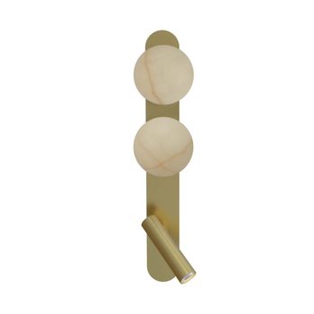 Aplique de pared bubble alabastro (2 luces)