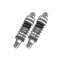 mjx 20208 120 amortiguadores originales piezas de repuesto para coches rc accesorios de modelo p2050