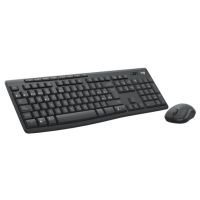 teclado inalambrico logitech 920-012071 qwerty espanol grafito con raton incluido