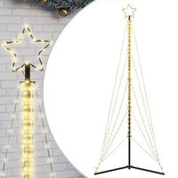 arbol de navidad led 525 leds blanco calido 302 cm vidaxl