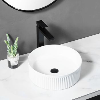 Lavabo Sobre Encimera Rea Selina White