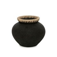 jarron terracota bazar bizar styly m - negro natural