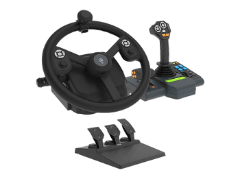 Volante - Hori HPC-043U, PC, Control preciso, Personalización, Negro