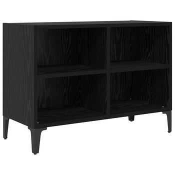 Conjunto De Mueble De Tv | Mueble De Salón | Gabinete De Tv Negro Madera De Ingeniería