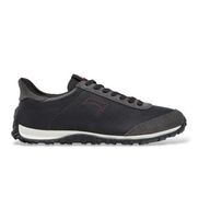 camper para mujer k201885-009 zapatillas de piel drift walk negro y gris 39 plano ninguno casual