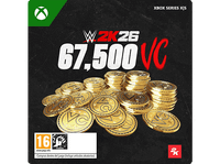 xbox series x s pack de 67500 monedas virtuales wwe 2k26 codigo descarga juego base se vende por separado