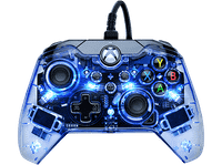 mando xbox - pdp afterglow wired controller con cable micro usb compatible con pcxbox series xs transparente