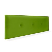 cabecero de polipiel liso con botones 150x50cm camas 150 - verde
