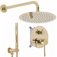 conjunto de ducha empotrado rea lungo gold