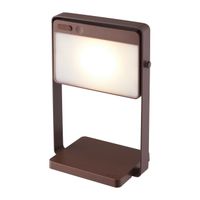 lampara portatil recargable led saulio solar 35w