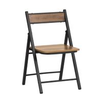 silla plegable juvenil metal color natural