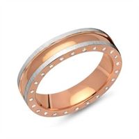 anillo de plata de alta calidad con engaste de circonitas