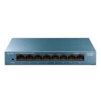 switch tp-link ls108g 8 puertos gigabit qos eficiencia energetica metalico