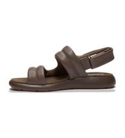 timberland para mujer tb0a411rem41 sandalias de piel belmar waves marron 37 w plano velcro casual