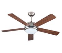 avant - ventilador de techo con luz  3 velocidades  52 pulgadas 65 watios  5 aspas de fibras lampara de techo con ventilador  mando a distancia
