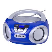 sistema estereo portatil trevi cmp 544 bt digital fm 4 w azul