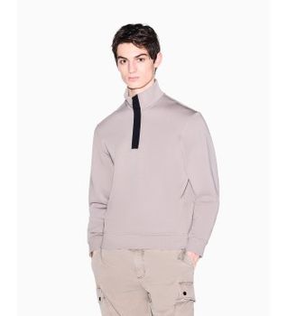 A|X Armani Exchange para hombre. XM001295AF10818U6107 Sudadera Elástica beige (XL), Casual, Algodón