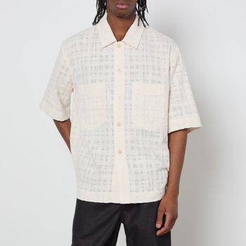 Sunflower Adam Slub Woven Cotton Shirt - M