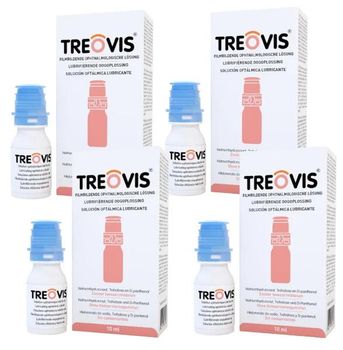 TREOVIS Solución Oftálmica Lubricante 4x10 ml
