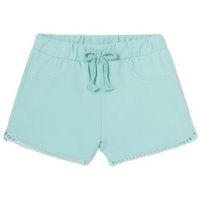 mayoral pantalones 603 pantalon corto felpa verde para nino