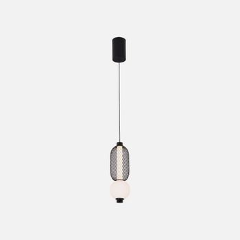 Fabrilamp Colgante Mimosa Negro 9w 4000k 990lm Regx15x15cm