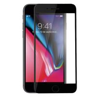 cool protector de pantalla cristal templado full 3d negro para iphone 7 plus  iphone 8 plus