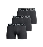 superdry para hombre m3110452c pack de 3 boxers diseno gris l homewear algodon